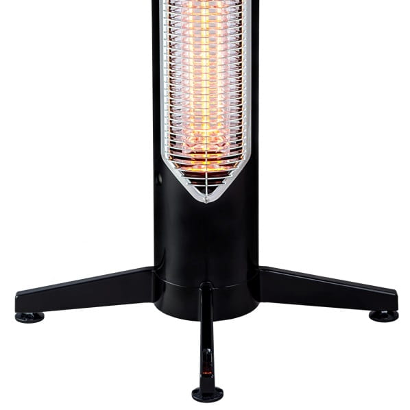 VIREOO PROFESSIONAL 550W Promiennik ciepła podczerwieni, stolik grzewczy z czujnikiem ruchu ( IP44, lampa: Ultra Low Glare) - MENSA HEATING