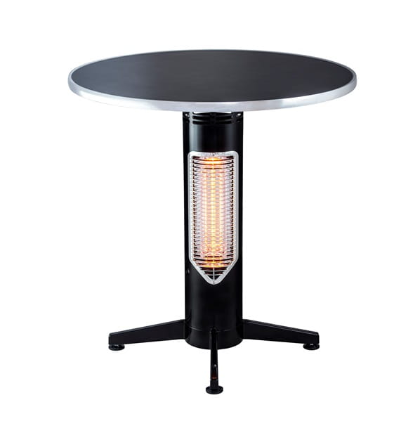 VIREOO PROFESSIONAL 550W Promiennik ciepła podczerwieni, stolik grzewczy z czujnikiem ruchu ( IP44, lampa: Ultra Low Glare) - MENSA HEATING