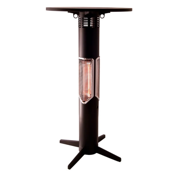 STATIO 700W Promiennik ciepła, stolik grzewczy na podczerwień (IP44, lampa: Ultra Low Glare) - MENSA HEATING