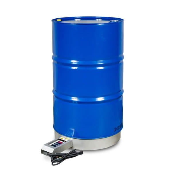 Ogrzewacz dna beczek, podłogowe ogrzewanie beczek i pojemników (900W, do 120°C ) + termostat cyfrowy (KUHLMANN)