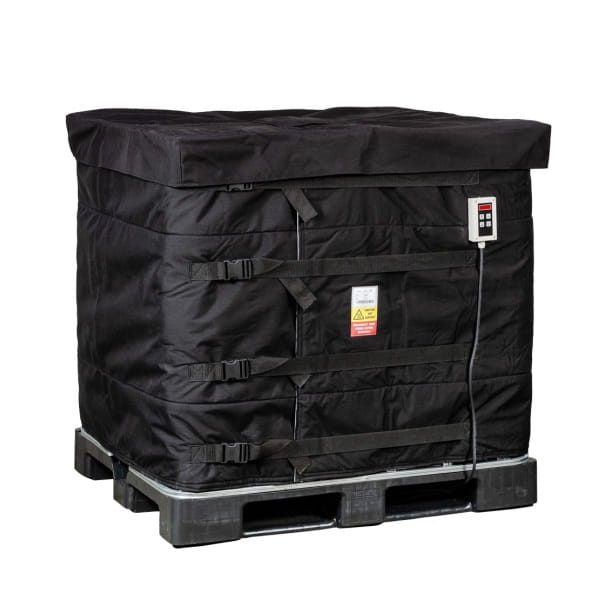 Płaszcz grzewczy, mata grzewcza do zbiorników IBC o pojemności 1000l (1300W, 0-40°C) Kuhlmann z pokrywą termoizolacyjną (opcja)