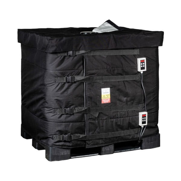 Płaszcz grzewczy, mata grzewcza do zbiorników IBC o pojemności 1000l (2000W, 0-90°C) + cyfrowy termostat KUHLMANN z pokrywą termoizolacyjną (opcja)