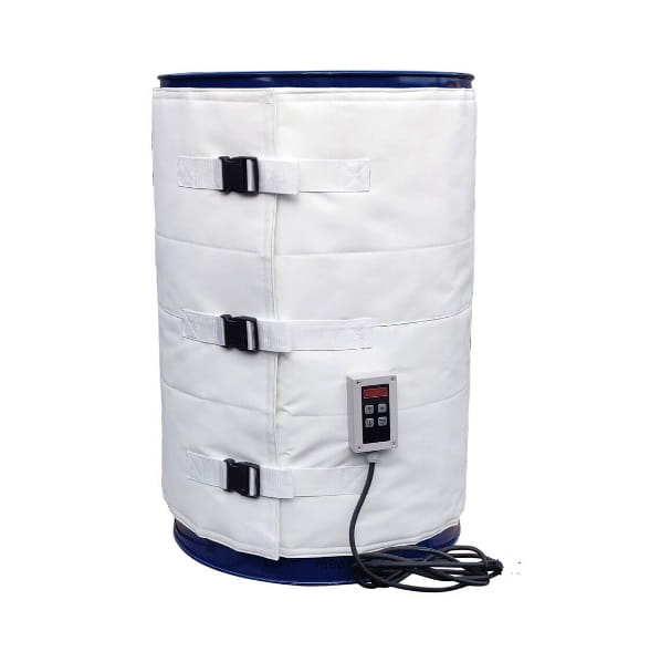 KEH Płaszcz grzewczy, mata grzewcza do beczek 200 litrów (1200W, 0-120°C), dla branży spożywczej i farmaceutycznej KUHLMANN