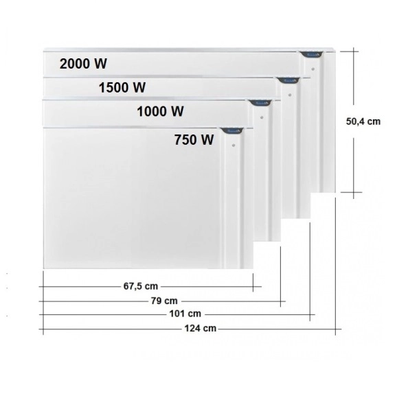 KLIMA  grzejniki hybrydowe, dualny panele grzewcze