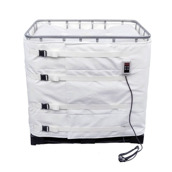 KEH Płaszcz grzewczy, mata grzewcza (1300W, 0-40°C) do zbiorników IBC poj. 1000l + cyfrowy termostat , dla branży spożywczej i farmaceutycznej KUHLMANN