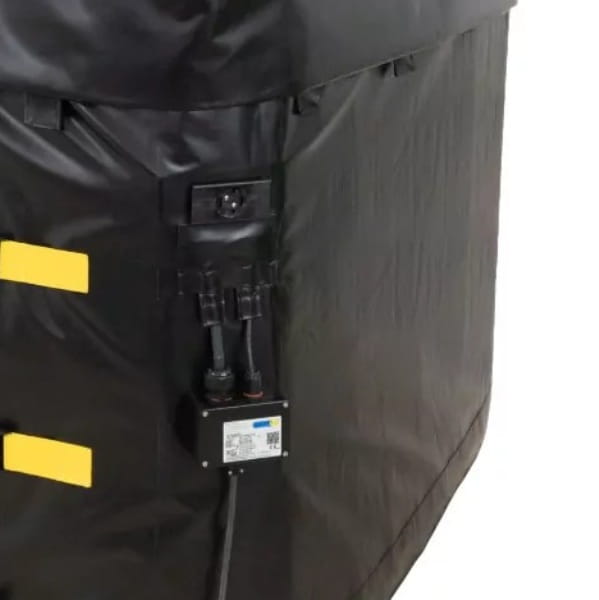 KEH Płaszcz grzewczy, mata grzewcza (1700W, 65°C, ATEX) do zbiorników IBC poj. 1000l do stref EX - skrzynka przyłączeniowa