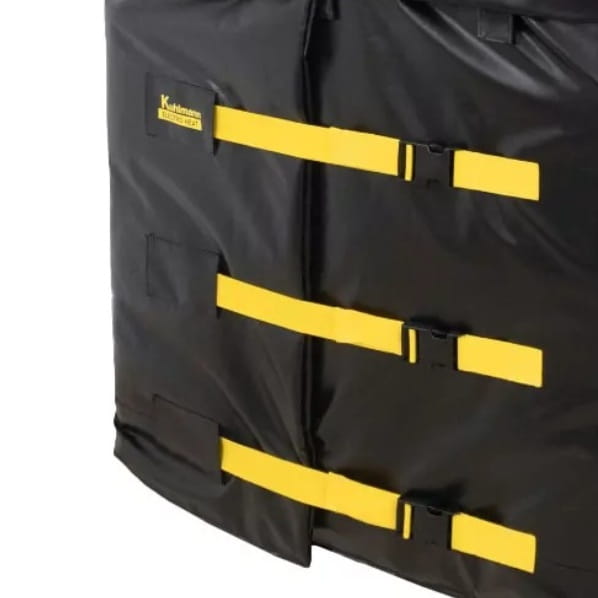 KEH Płaszcz grzewczy, mata grzewcza (1700W, 65°C, ATEX) do zbiorników IBC poj. 1000l do stref EX - zapięcia