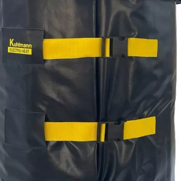 KEH Płaszcz grzewczy, mata grzewcza (660W, 65°C, ATEX) do beczek 200l do stref EX  - zapięcia