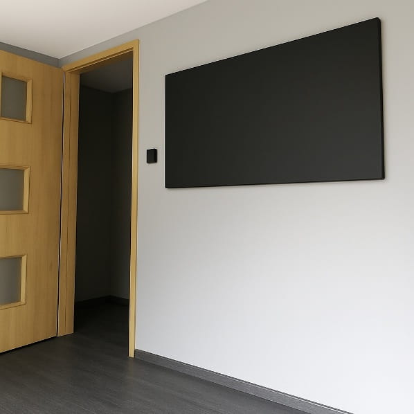 IPP Classic  Quartz-B panel grzewczy na podczerwień, grzejnik promiennikowy (sufitowo - ścienny) - czarny