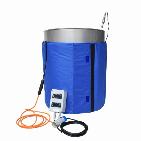 TTR Płaszcz grzewczy, mata grzewcza do beczek o średnicy 57/65 cm (1500W) + termostat z sondą zewnętrzną - RIMATEK