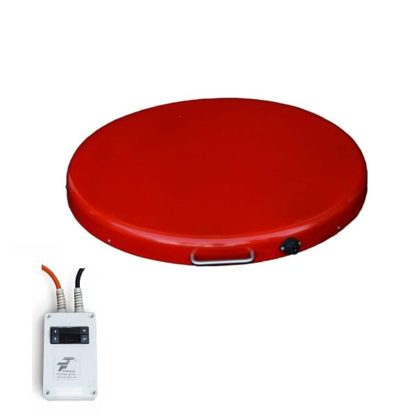 TTR Ogrzewacz dna beczek, podłogowe ogrzewanie beczek i pojemników (1000W, do 150°C ) + termostat RIMATEK