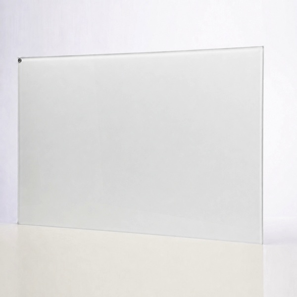 VCIR-G 600W szklany panel grzewczy na podczerwień, grzejnik promiennikowy (ścienny), biały