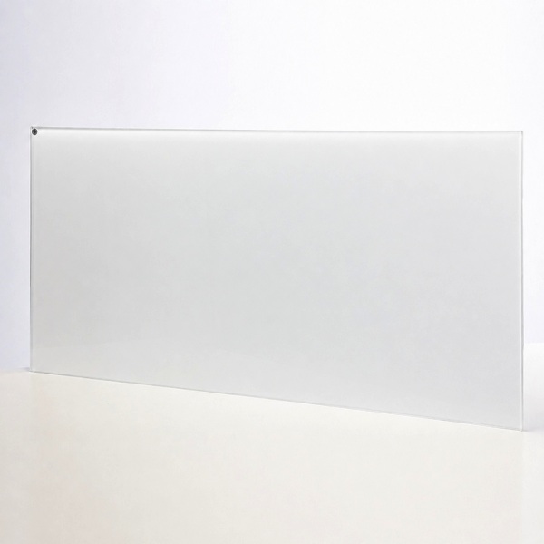 VCIR-G 800W szklany panel grzewczy na podczerwień, grzejnik promiennikowy (ścienny), biały