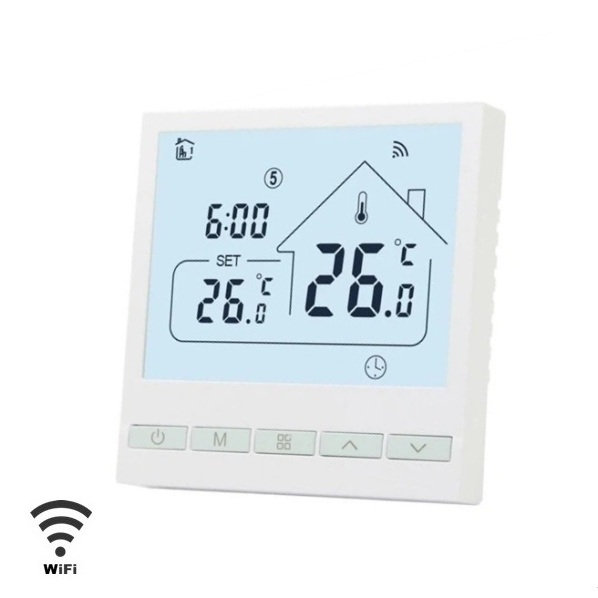 Therm47 WiFi Programowalny termostat, regulator temperatury (sterownie przez internet), Infra Light