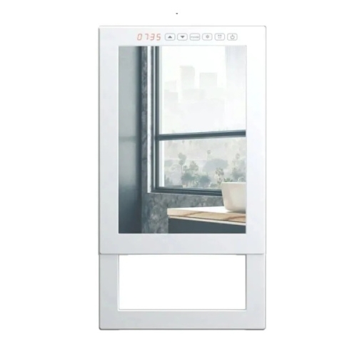 QUADRO VISIO termowentylator, grzejnik łazienkowy z nawiewem 1800W, programowalny z lustrem