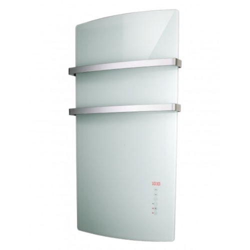 Deva szklany hybrydowy grzejnik łazienkowy , termowentylator i panel grzewczy na podczerwień 1500W