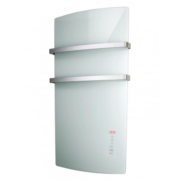Deva szklany hybrydowy grzejnik łazienkowy , termowentylator i panel grzewczy na podczerwień 1500W