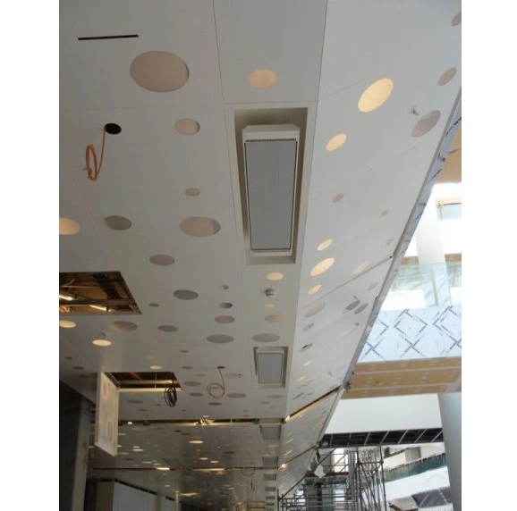 Przemysłowy panel grzewczy na podczerwień  ECOSUN S+ - ogrzewanie centrów handlowych, dużych sklepów