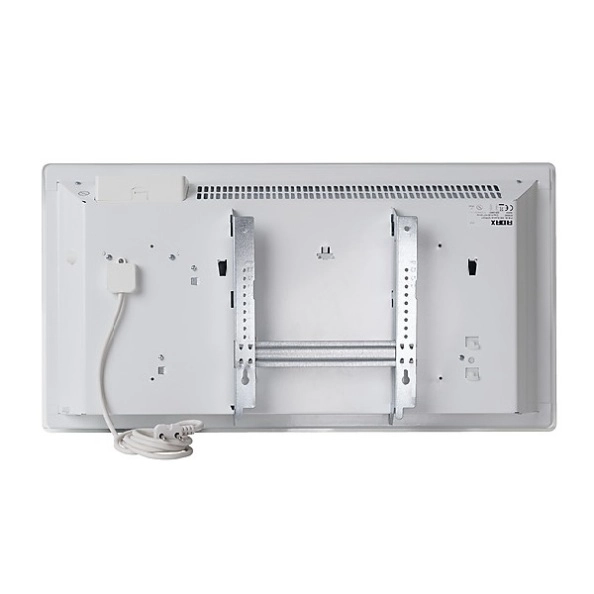 CLEA H  (WiFi) Grzejnik elektryczny, szklany konwektor - tył, mocowanie