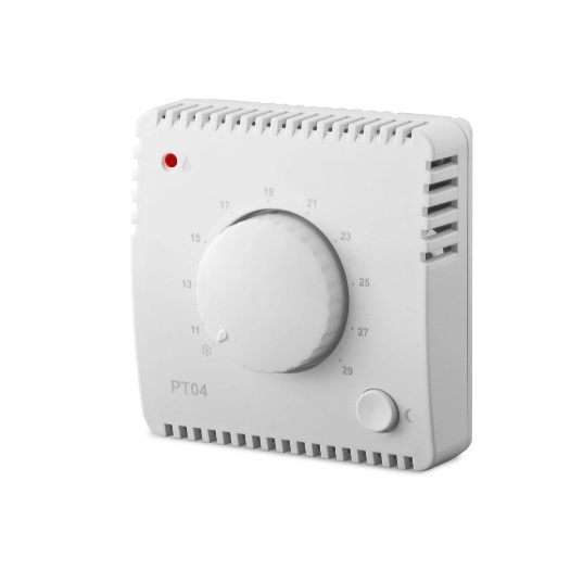 PT04 Manualny termostat natynkowy, regulator temperatury
