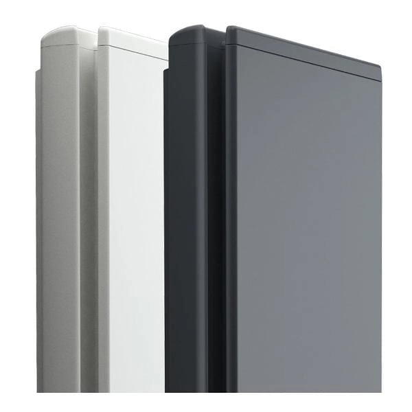 ICON   grzejnik hybrydowy (pionowy), dualny panel grzewczy (kolory: biały, antracyt)