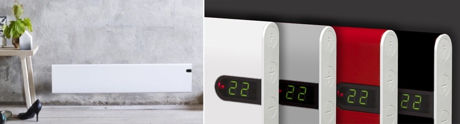 Adax grzejniki elektryczne konwektorowe, w 4 kolorach